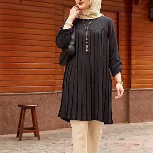 black tunic tops