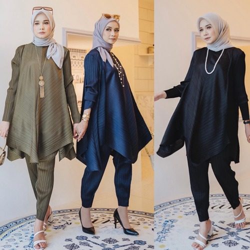 muslim woman shirt and pants set